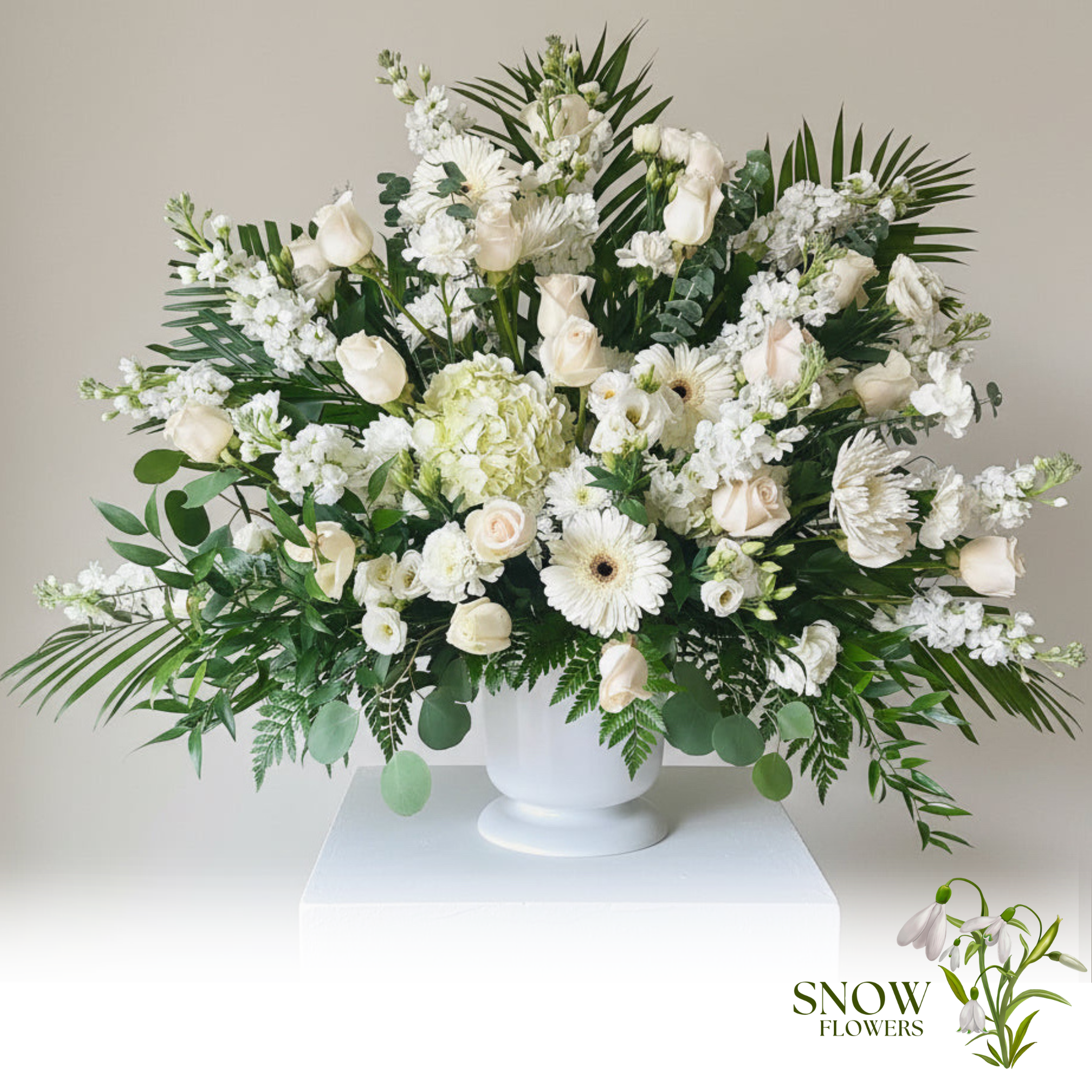 White Sympathy Arrangement (Premium)