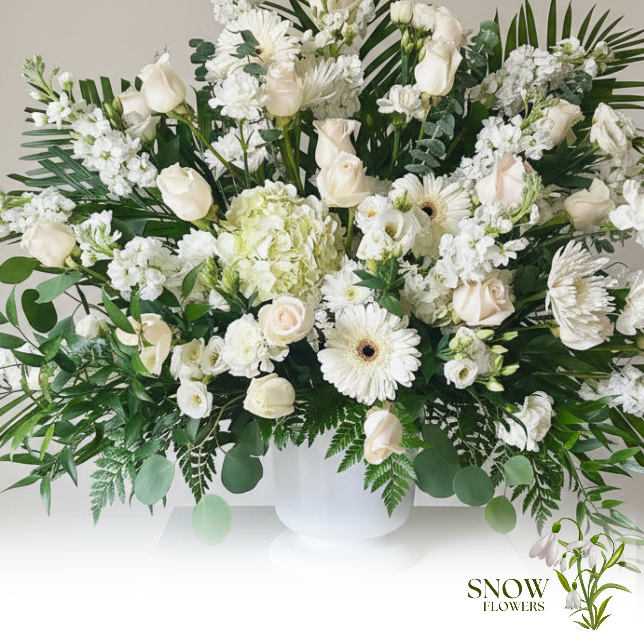 White Sympathy Arrangement (Premium)