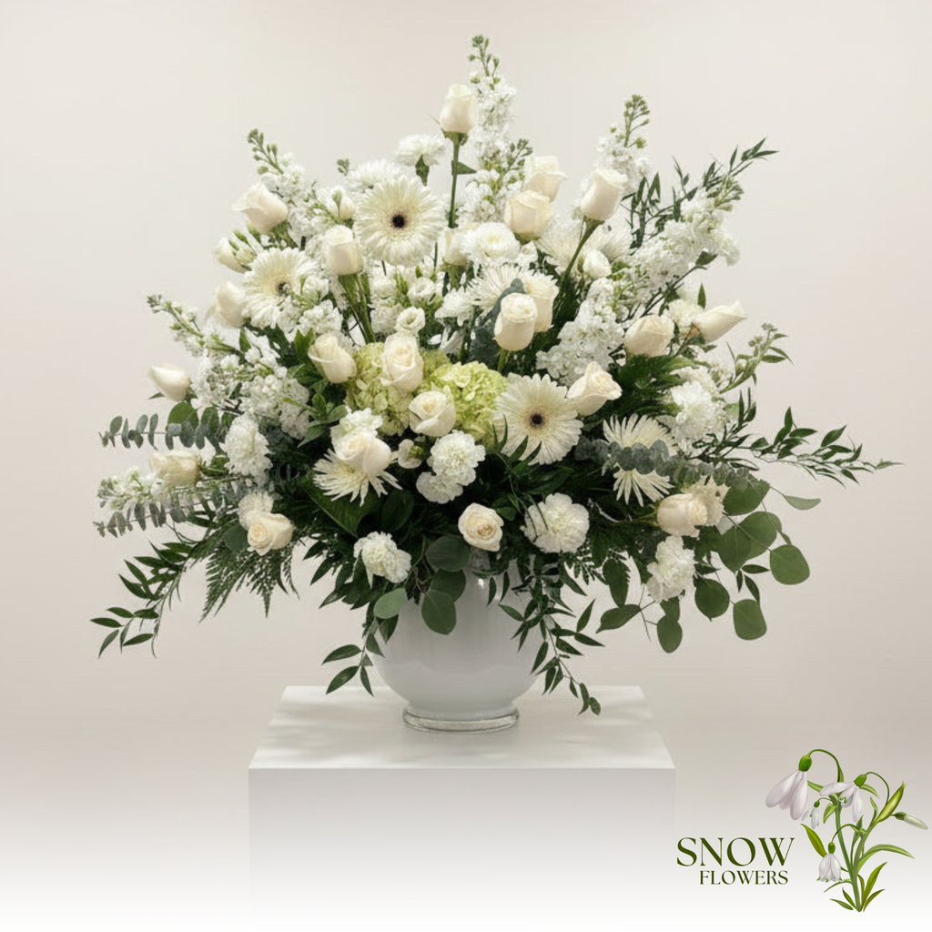 White Sympathy Arrangement (Premium)